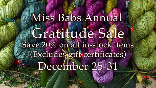 Gratitude Sale 2020