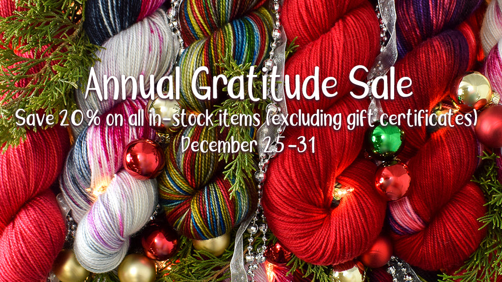Gratitude Sale 2019