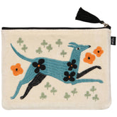 Danica Studio - Dogwood Embroidered Flat Pouch