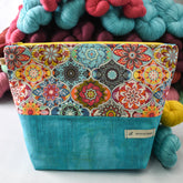 All Knit Up Arabesque Project Bag - Large - Miss Babs Notions