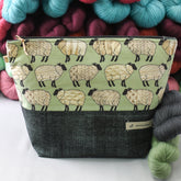 All Knit Up Cabled Sheep Project Bag - Large - Miss Babs Notions