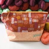 All Knit Up Needles and Skeins Project Bag - Medium - Miss Babs Notions