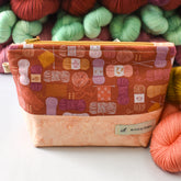 All Knit Up Needles and Skeins Project Bag - Small - Miss Babs Notions
