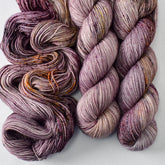 Autumn Toad Lily - Miss Babs Laurel Falls Shaniko Merino wool yarn