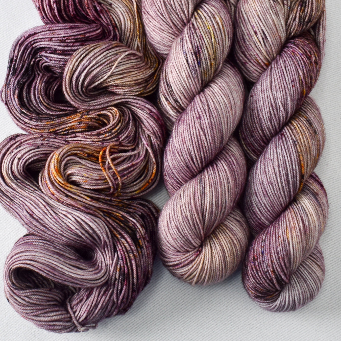 Autumn Toad Lily - Miss Babs Laurel Falls Shaniko Merino wool yarn