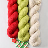 Baubles, Iantha, and White Peppercorn - Miss Babs Yummy 2-Ply Trio