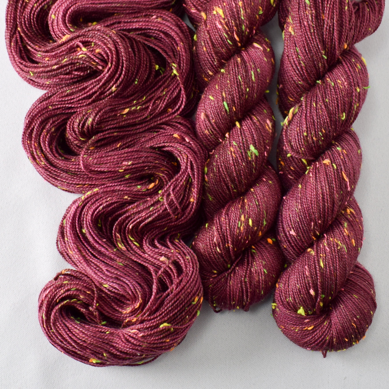 Berry Blast - Miss Babs Neon Tweed yarn