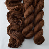 Bittersweet Chocolate - Miss Babs Tarte wool blend sock yarn