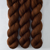 Bittersweet Chocolate - Miss Babs Yummy 2-Ply superwash Merino wool yarn