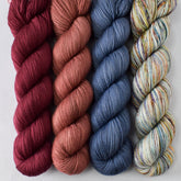 Black Cherry, Karabiber, Stockseewasser, and Reedy River - Miss Babs Yummy 2-Ply Quartet