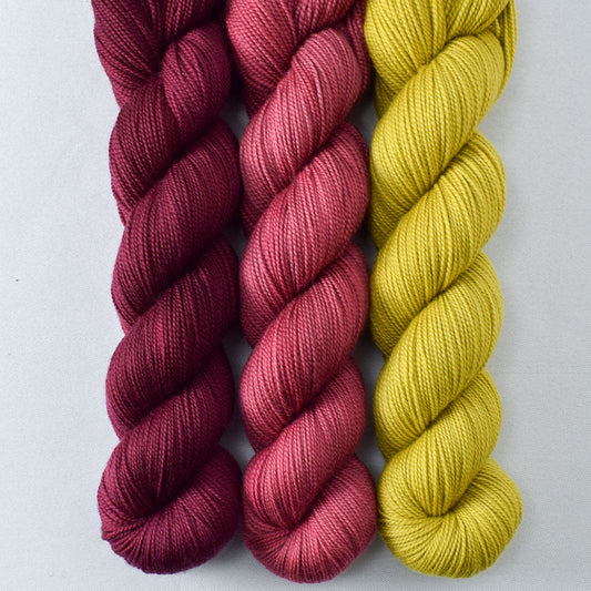 Bloodstone, Smooch, Makrut Lime - Miss Babs Yummy 2-Ply Trio