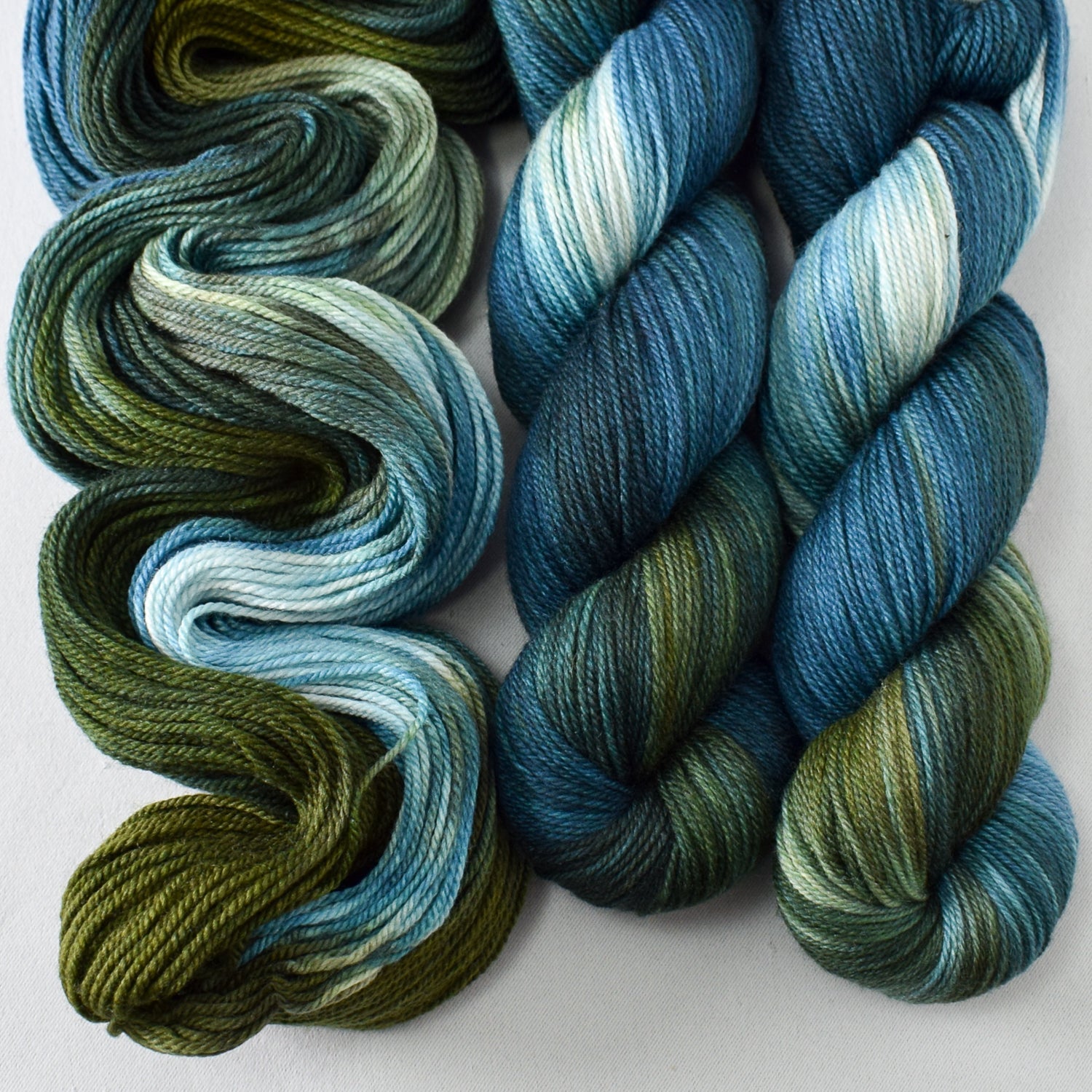 Blue Dasher - Miss Babs Killington wool and silk blend yarn