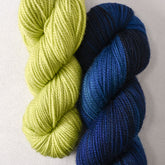 Blue Ridge and Aphid - Miss Babs Sol Shawl Set