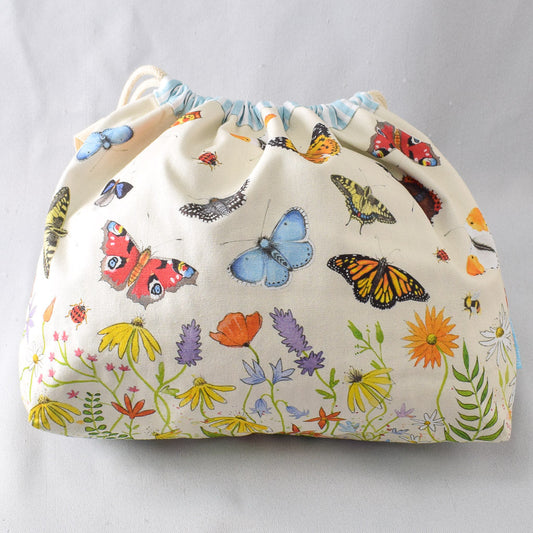 Butterflies Drawstring Bag - Miss Babs notions