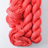 Coral - Miss Babs Putnam Merino wool and nylon sock yarn