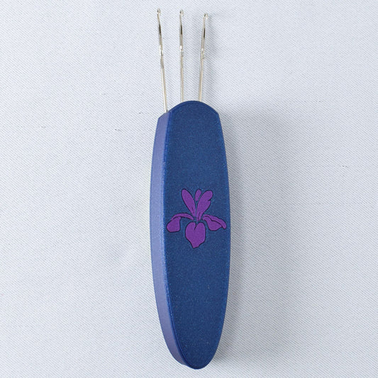 Cordsmith I-Cord Maker - Navy Blue with Miss Babs Iris Logo - Miss Babs Notions