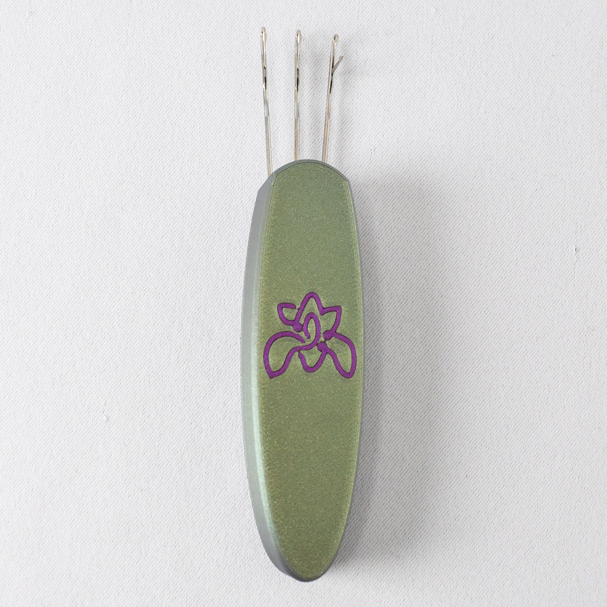 Cordsmith I-Cord Maker - Sage Green with Miss Babs Iris Logo - Miss Babs Notions