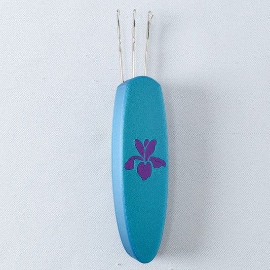 Cordsmith I-Cord Maker - Teal with Miss Babs Iris Logo - Miss Babs Notions