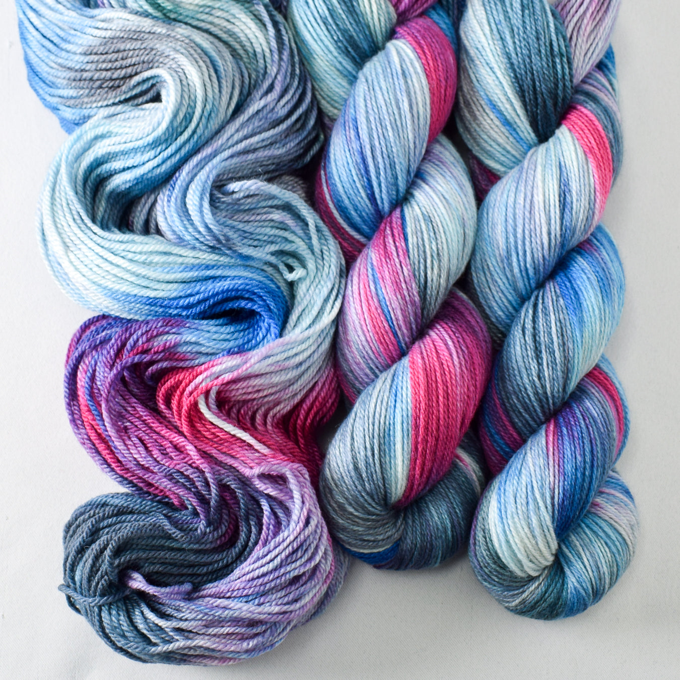 Cotton Swirls - Miss Babs Killington wool and silk blend yarn