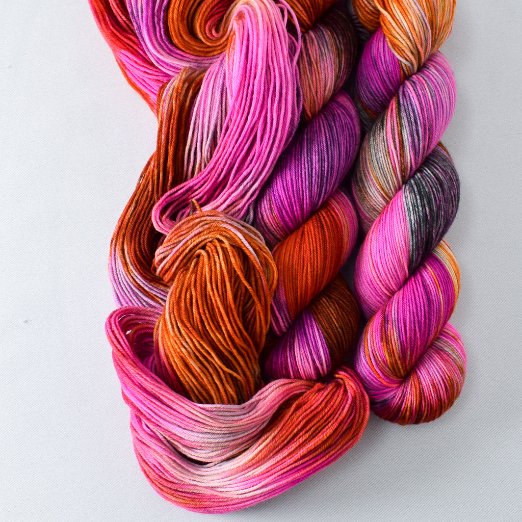 Deep Sea Jellyfish - Miss Babs Putnam Merino wool and nylon sock yarn