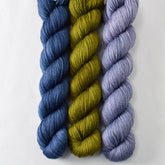 Denim, Moss, and Blue Mussel - Miss Babs Yowza Mini Trio