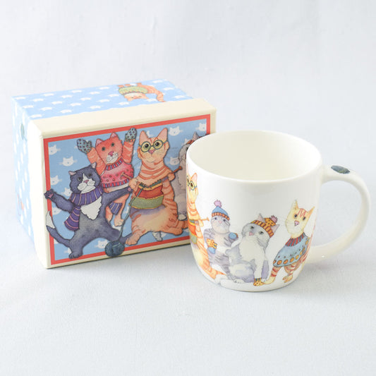 Emma Ball Kittens in Mittens Bone China Mug with Gift Box - Miss Babs Notions