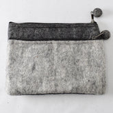 Fibres of Life 2-Tone Medium Organizer Pouch - Granite - Miss Babs Notions