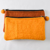 Fibres of Life 2-Tone Medium Organizer Pouch - Marigold - Miss Babs Notions