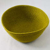 Fibres of Life Large Felt Bowl - Olive - Miss Babs Notions
