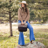 Fibres of Life Ombre Tote Bag - Brown