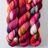 Fired Up - Miss Babs Yummy 2-Ply superwash Merino wool yarn