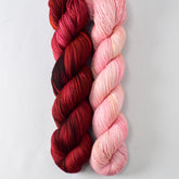 Fireside (Yummy 2-Ply) and Ignited (Estrellita) - Miss Babs Estrellita and Yummy 2-Ply Duo