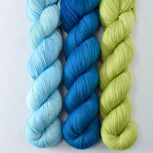 Flowing Waters, Echo, Duckfoot - Miss Babs Yummy 2-Ply Trio