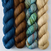 Franklin, Americano, Walk in the Park, and Dunes - Miss Babs Yummy 2-Ply Quartet