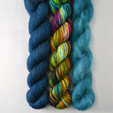 Franklin, Ziggy Stardust, and Sadalmelik - Miss Babs Pillowy Cowl Set