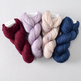 Gnandad's Adventure Set: Bloodstone, Valiant Grapes, Earl Grey, and Denim - Miss Babs Toe Quartet