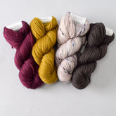 Gnandad's Adventure Set: Devotion, Antique Brass, Earl Grey, and Dark Pegasus - Miss Babs Toe Quartet