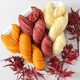 Gnumpkin and Gnettle Set: Cognac Amber, Annatto, and All That Glitters - Miss Babs Toe Trio