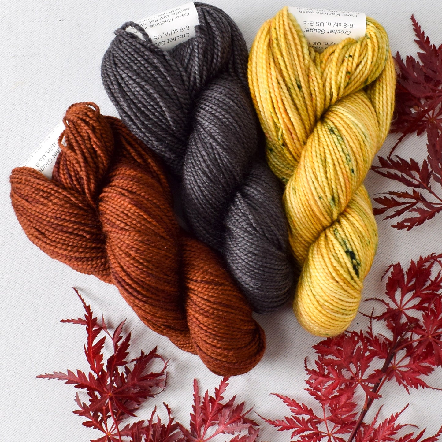 Gnumpkin and Gnettle Set: Russet, Pitch, and Spring Trail - Miss Babs Toe Trio
