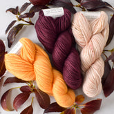 Gnumpkin and Gnettle Set: Sugar Maple 4, Cordovan, and Paw Prints - Miss Babs Toe Trio