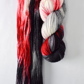 Graffiti Red - Miss Babs Yowza superwash Merino wool yarn