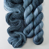 Iolite - Miss Babs Estrellita fingering weight superwash merino and Lurex yarn