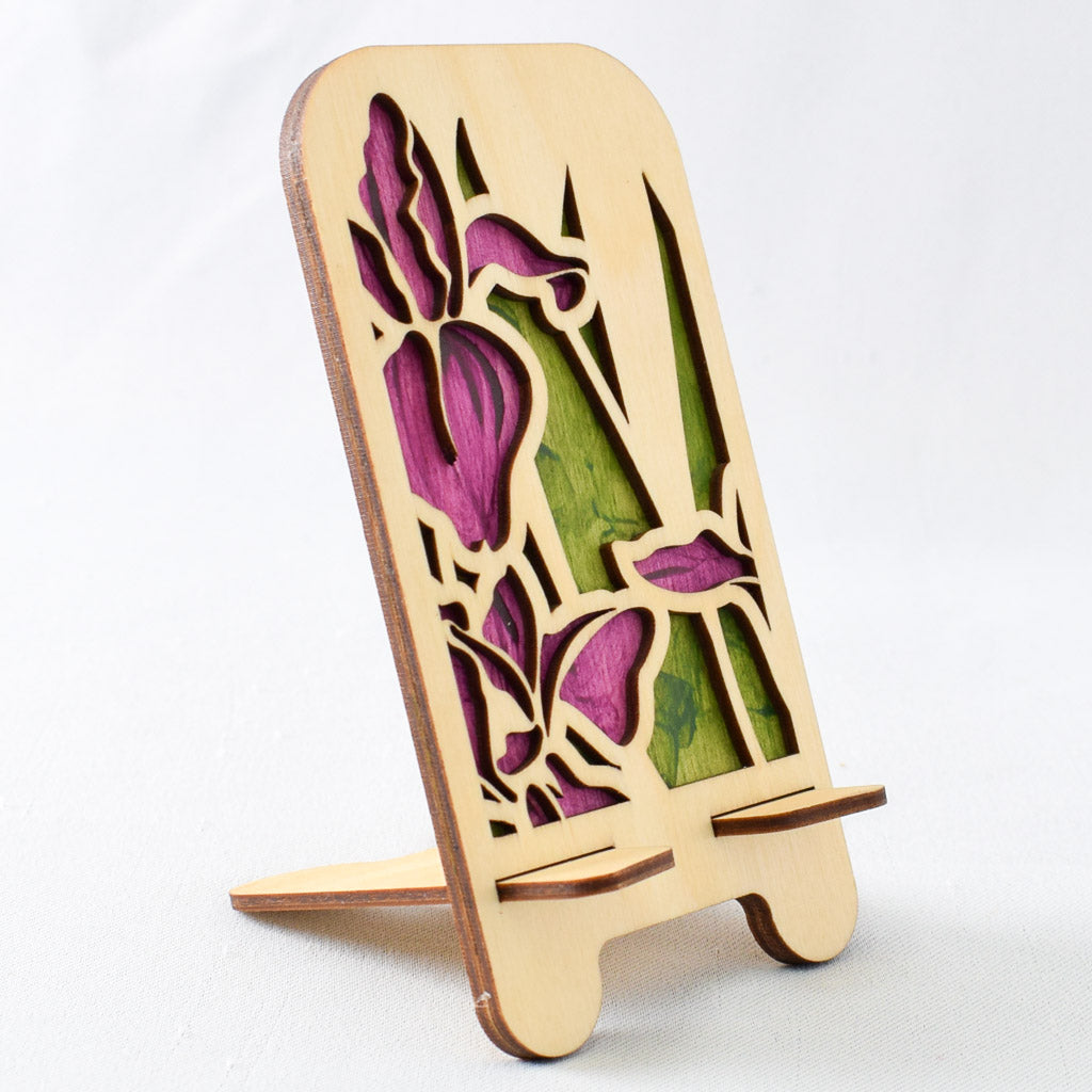 Lemonwood Iris Phone Stand