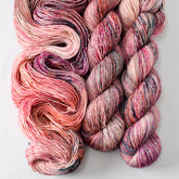 Material Girl - Miss Babs Estrellita fingering weight superwash merino and Lurex yarn