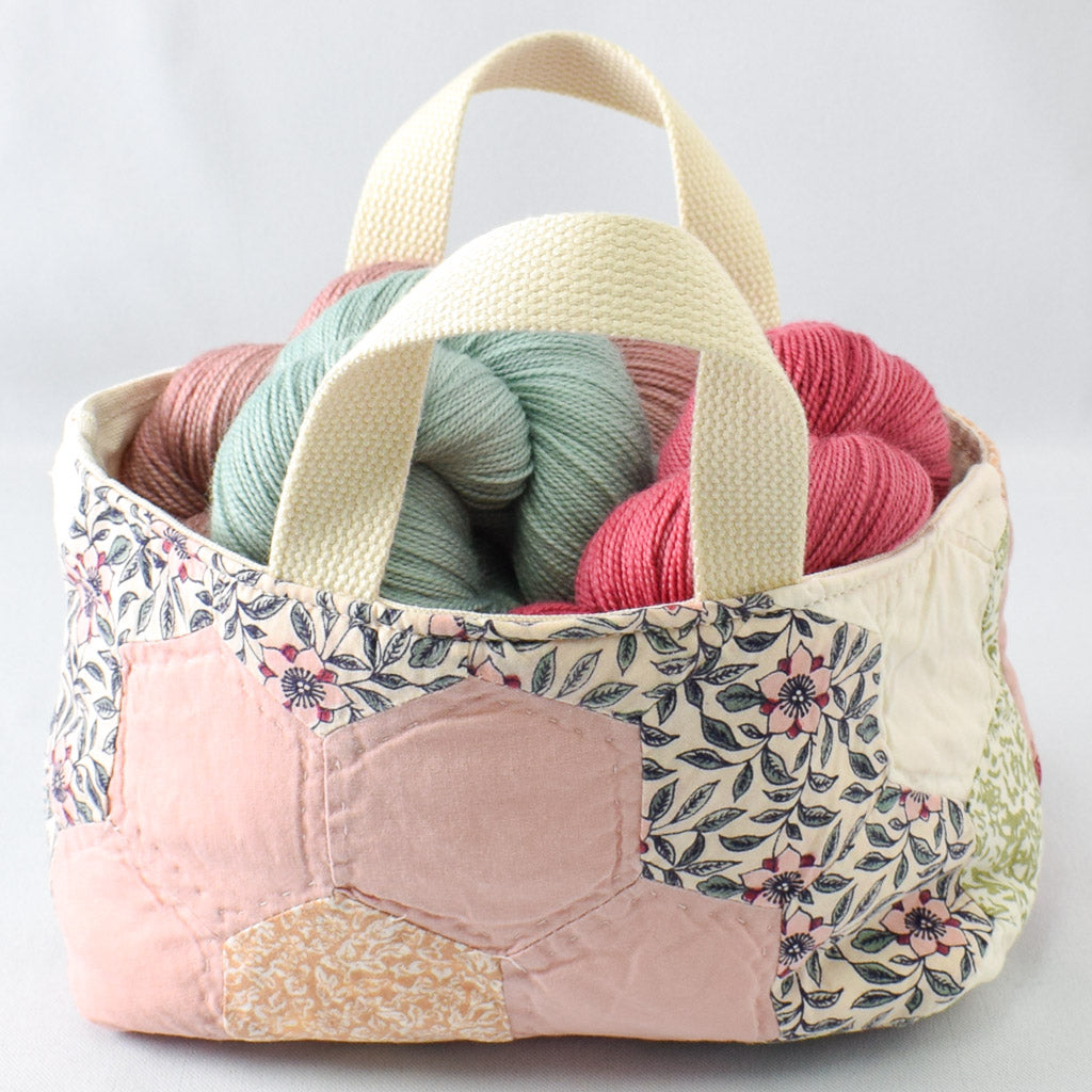 Mod Grandma's Flower Garden Pink Maker Caddy - Medium - MCM_GMFG_MOD2