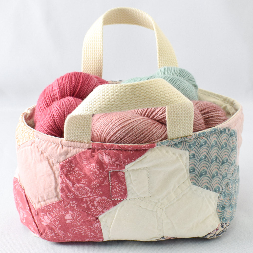 Mod Grandma's Flower Garden Pink Maker Caddy - Medium - MCM_GMFG_MOD2