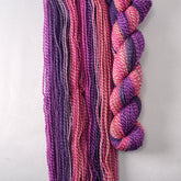 Midnight Plum D - Miss Babs Junction Fiber Mill Making Tracks Lite yarn