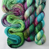 Money for Nothing - Miss Babs Estrellita fingering weight superwash merino and Lurex yarn