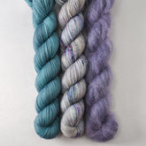 Monsoon, Mariposa, and Blue Mussel - Miss Babs Pillowy Cowl Set