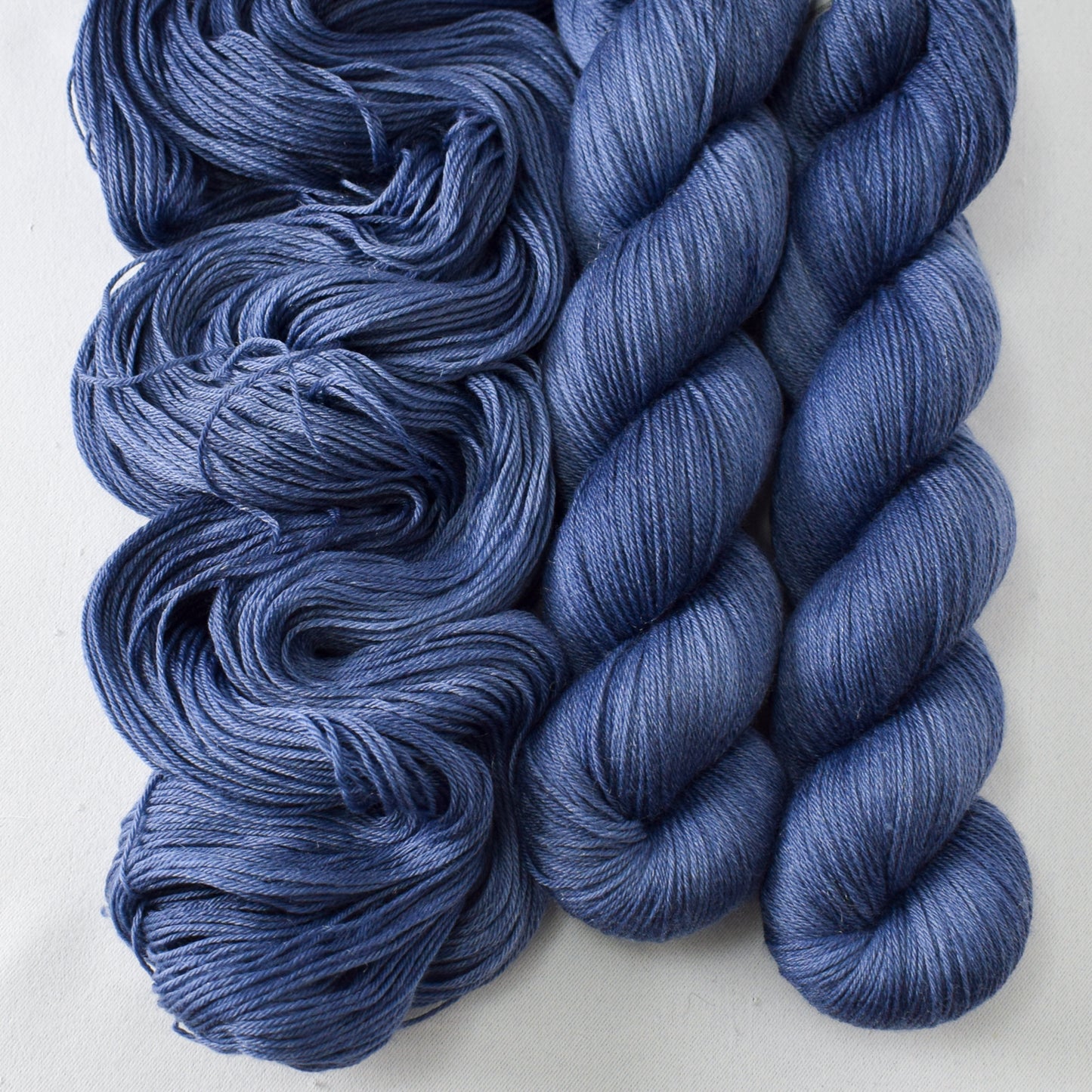 Navy - Miss Babs Tarte wool blend sock yarn